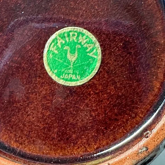 Fairway Japan Vintage Red Clay Little Brown 5.5" Jug No Cork SEE PHOTOS - Picture 8 of 10